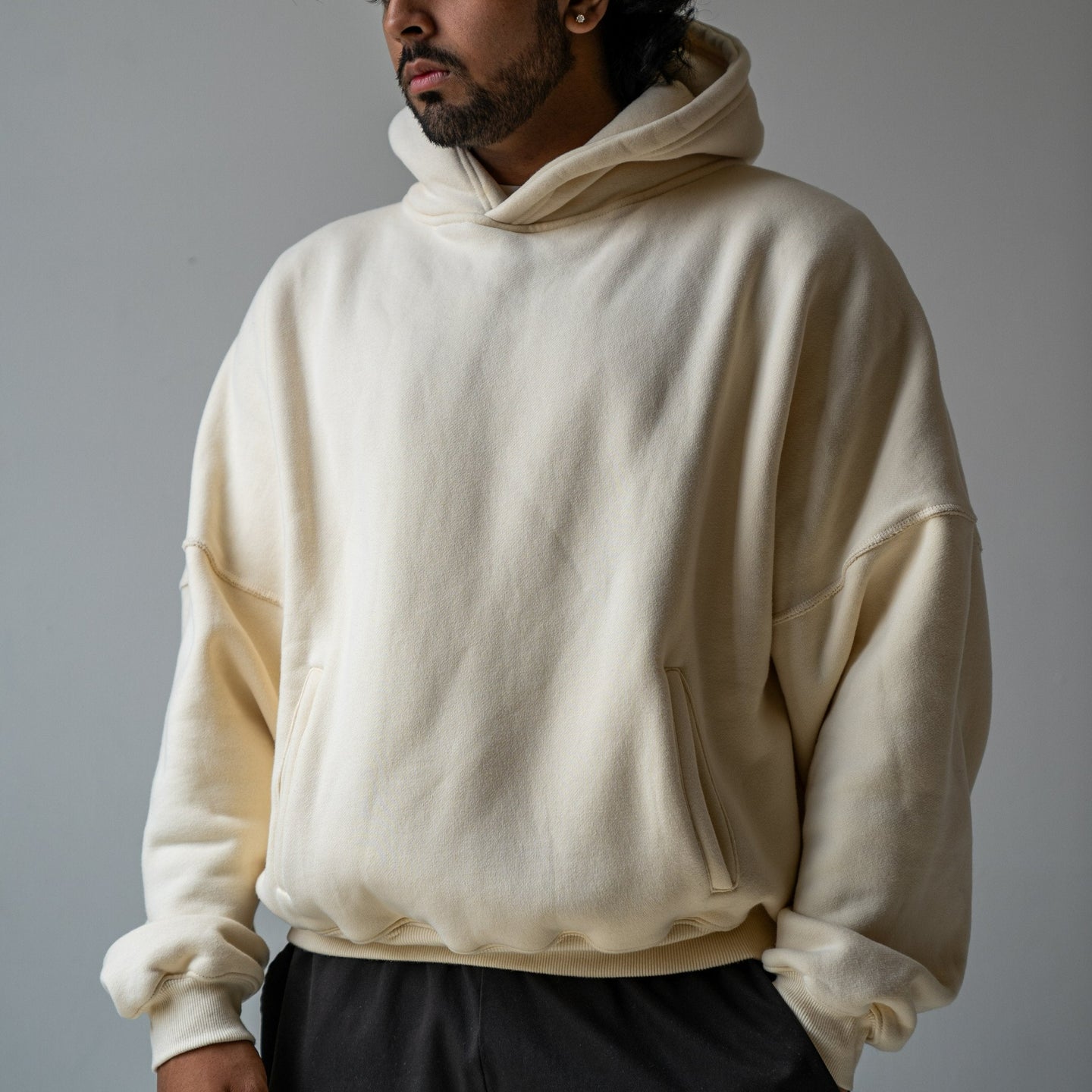 Cream Oversized Hoodie – Vitriolic